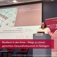 Sharepic Eröffnung Gesundheitsforum